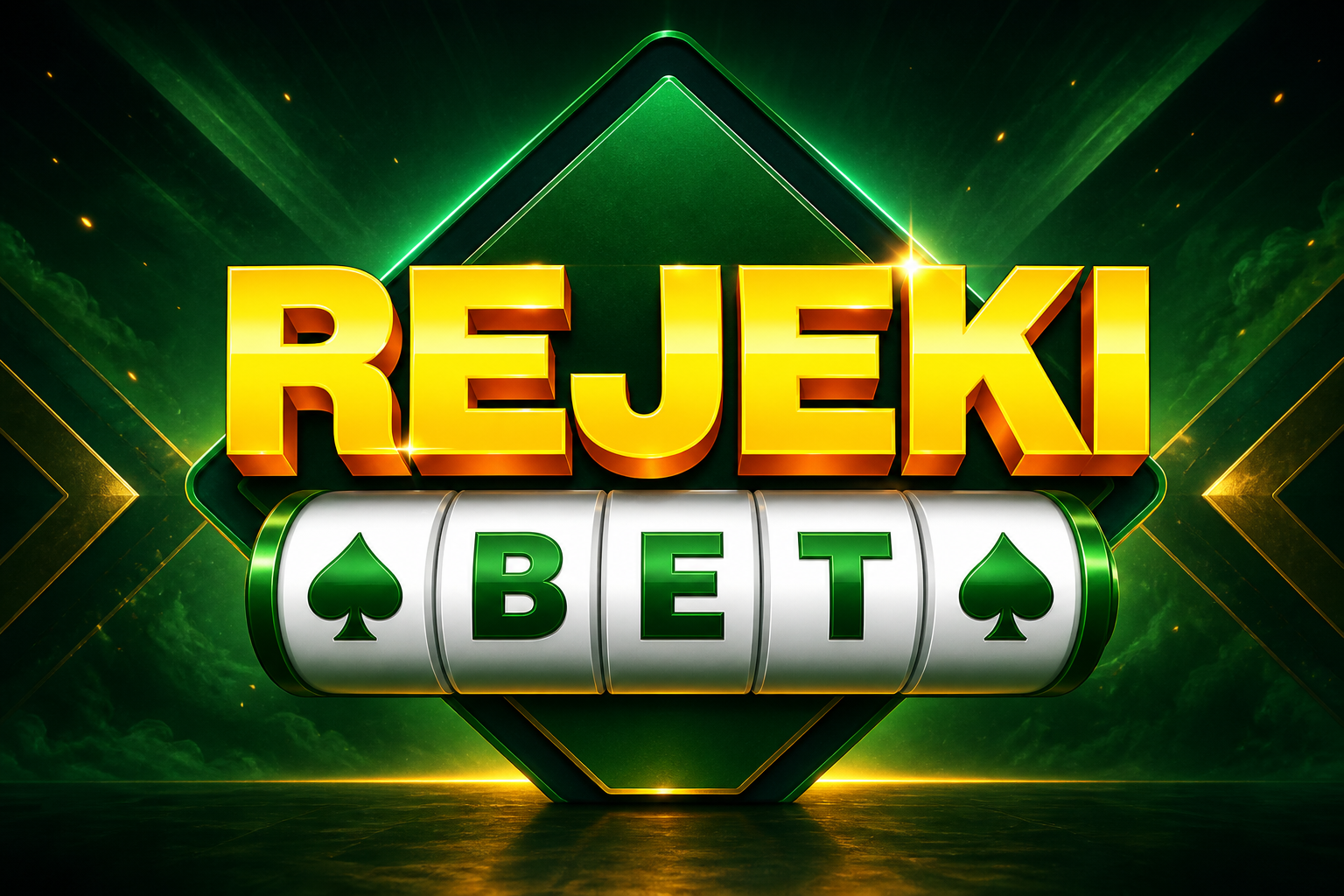 REJEKI BET: REJEKI emas, gulungan BET, sekop hijau.